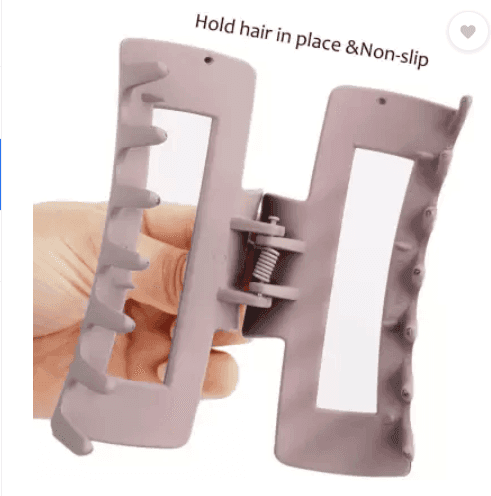 krelin Hair Clips Non-slip Hair Claw Clips Acrylic Rectangle Clips Matte Hair Clips Hair Claw (Multicolor) view 2