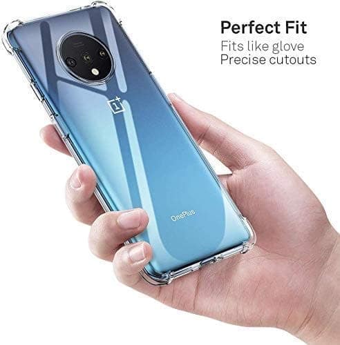 Faircost for OnePlus 7T Back Cover Shockproof (Silicon| Transparent) view 3