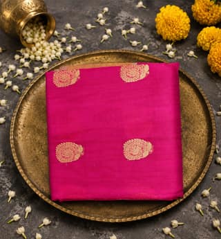 Handloom Chanderi Katan Silk Saree