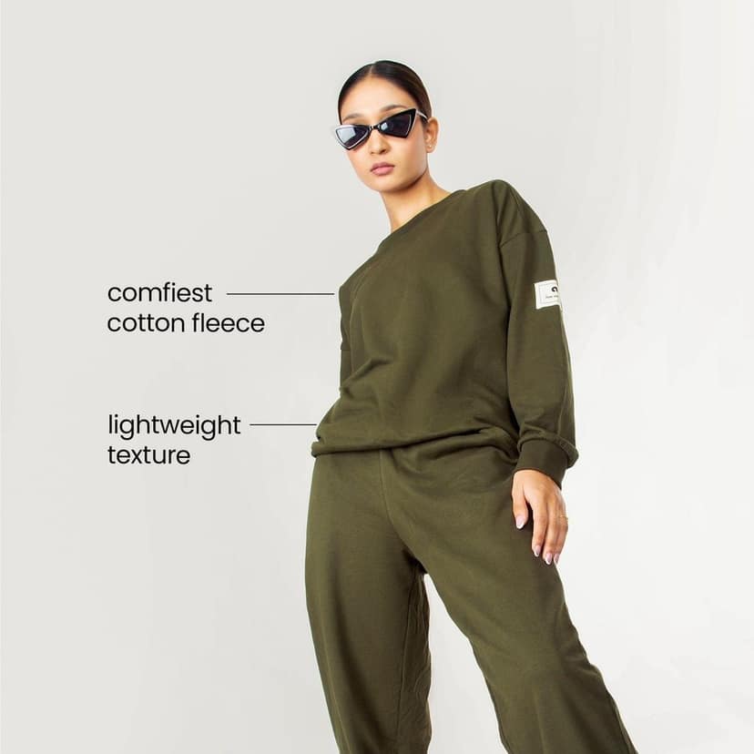 Get Cosy Sweatshirt - Olive Green view 2