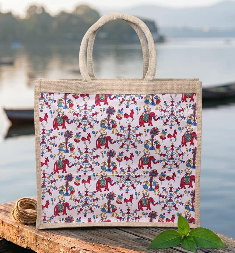 Handcrafted Jute Shopping Bag