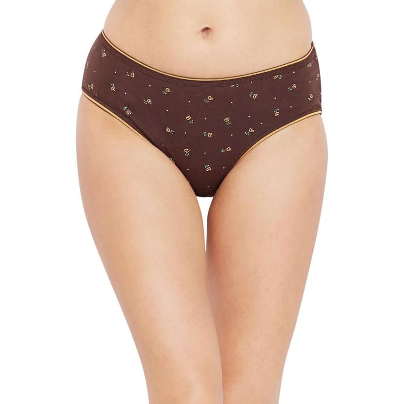 Bodycare women's combed cotton assorted Hipster Panty Pack of 3 ( 400-D ) view 3