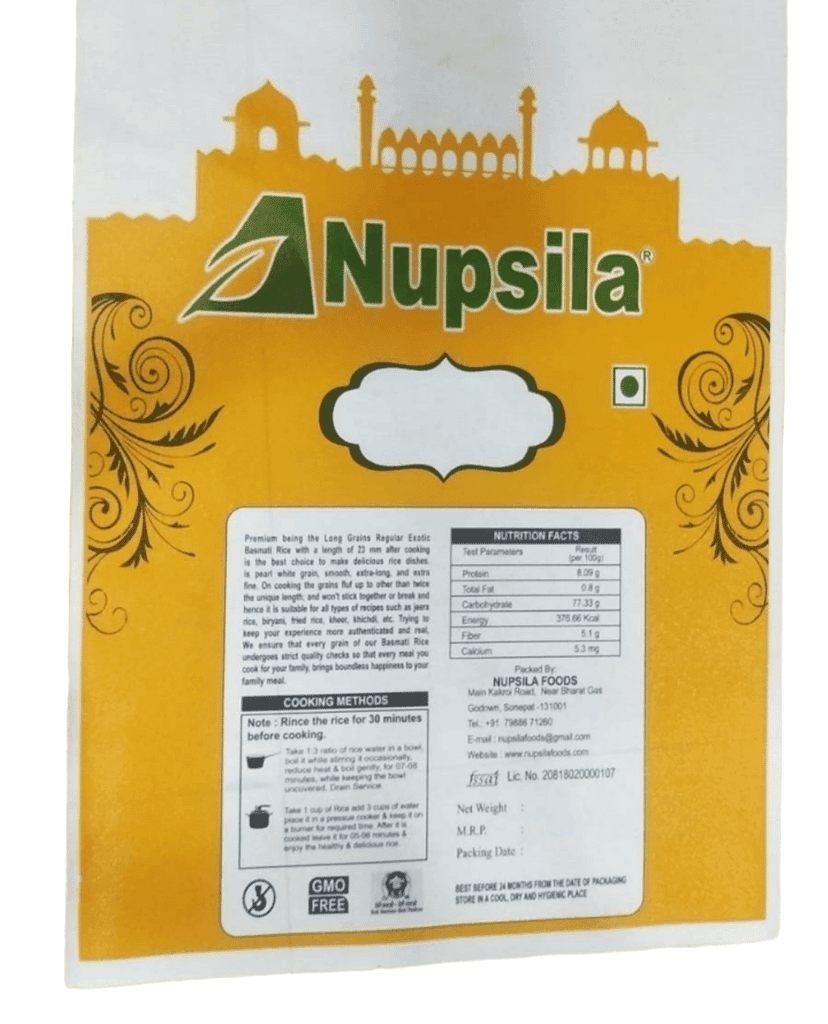 Nupsila 1121 White Sella Basmati Rice - 1kg view 2