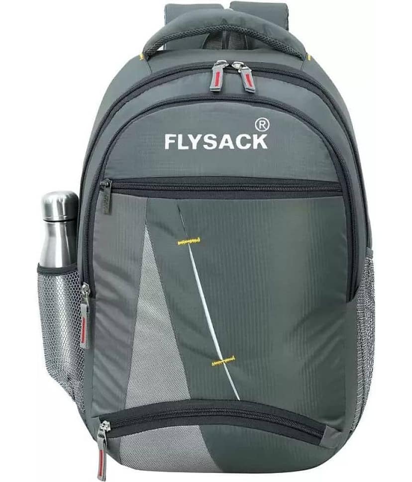FLYSACK Grey PU Backpack ( 30 Ltrs )
