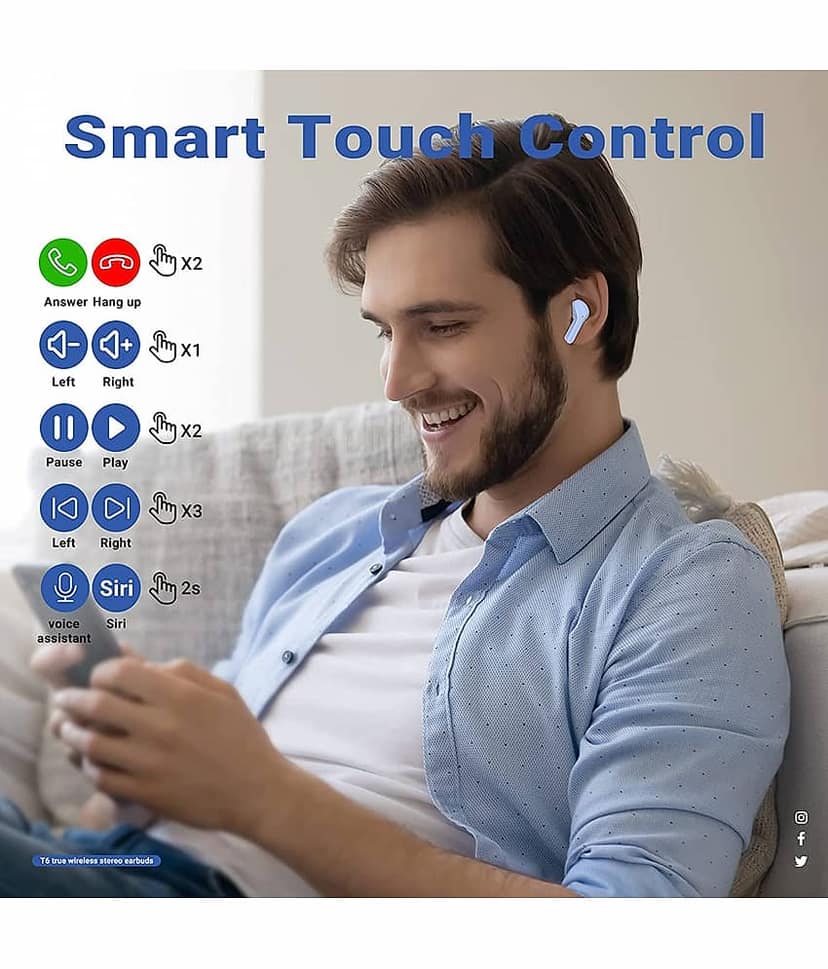 Life Like Ultrapod On Ear TWS Blue view 2