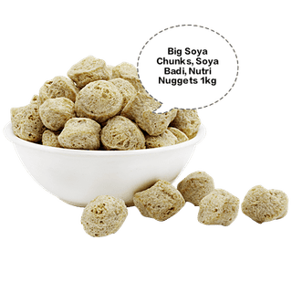Big Soya Chunks, Soya Badi, Nutri Nuggets, Soya Bari 1kg