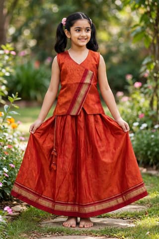 Traditional Khan Frock with Elegant Ethnic Design, Comfortable Fabric and Beautiful Detailing for Girls