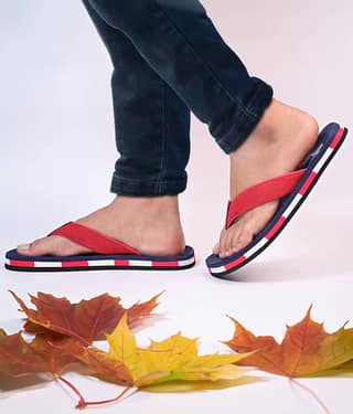 Chappal Wala Navy Men's Thong Flip Flop