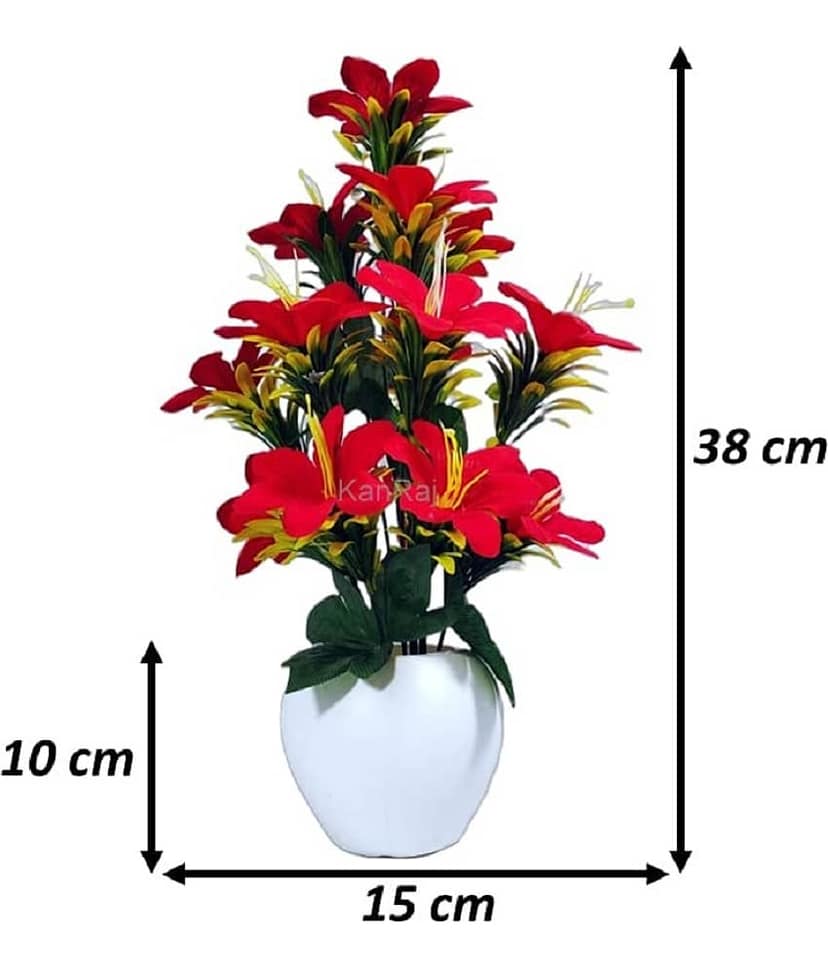 KanRaj - Multicolor Lily Artificial Flower ( Pack of 1 ) view 2
