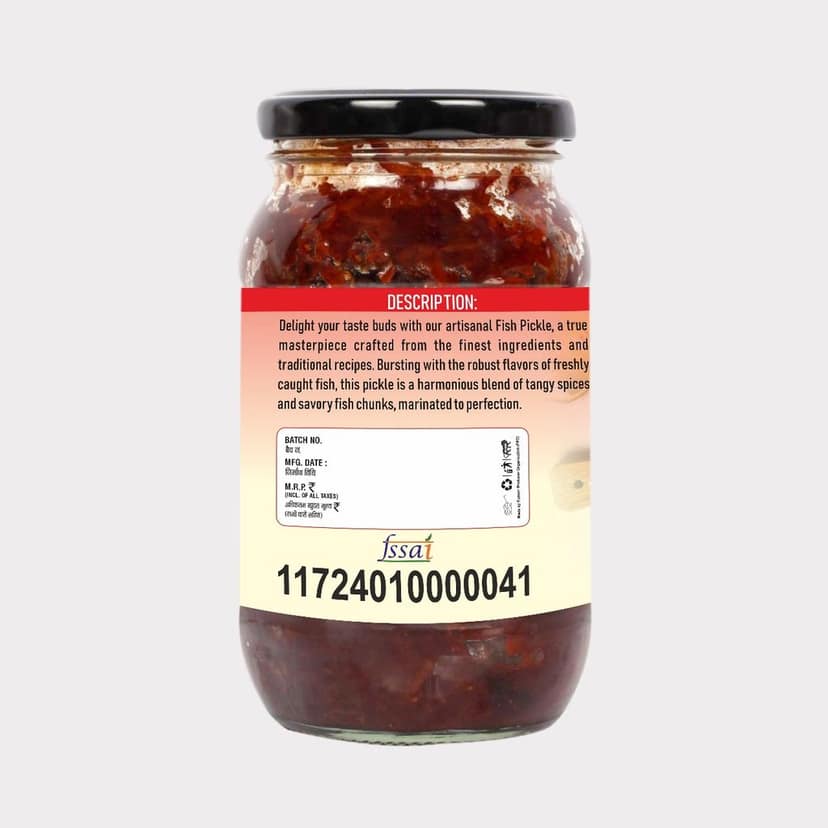 Fish Pickle (100 gm) view 3