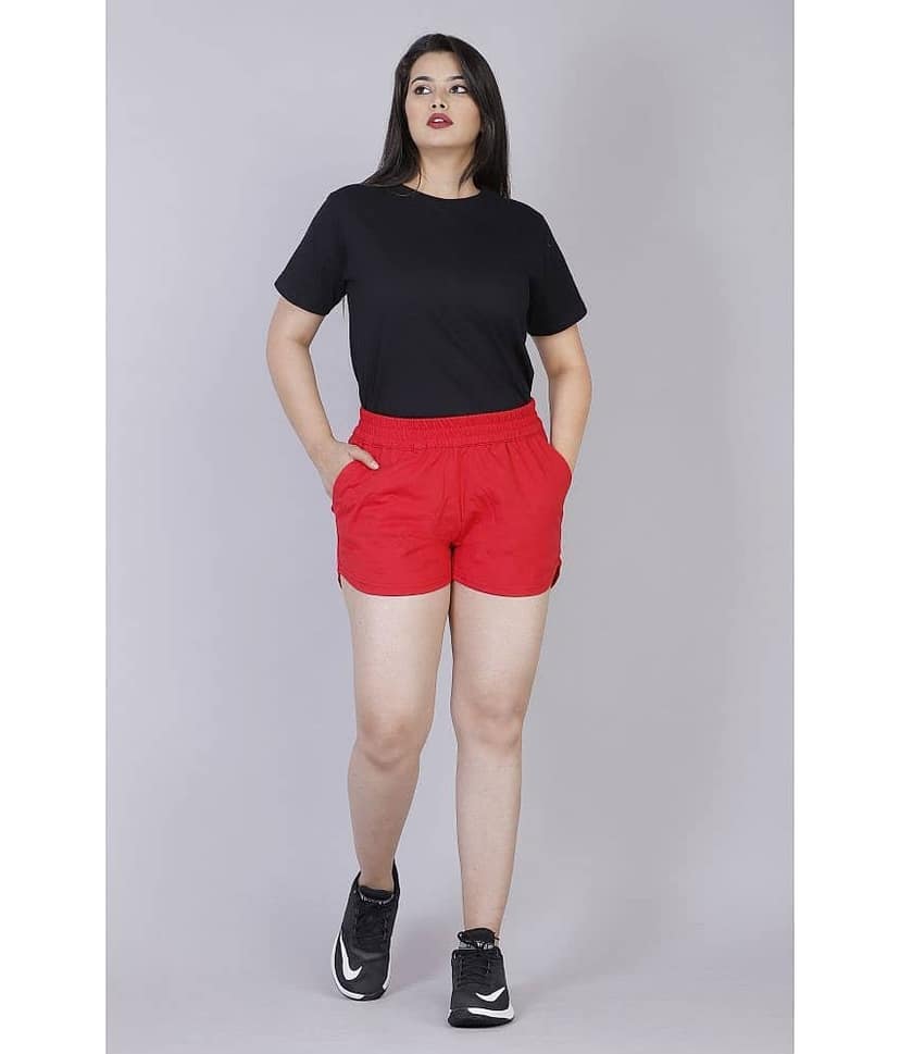 Scrott Fitness Cotton Hot Pants - Multi Color view 2