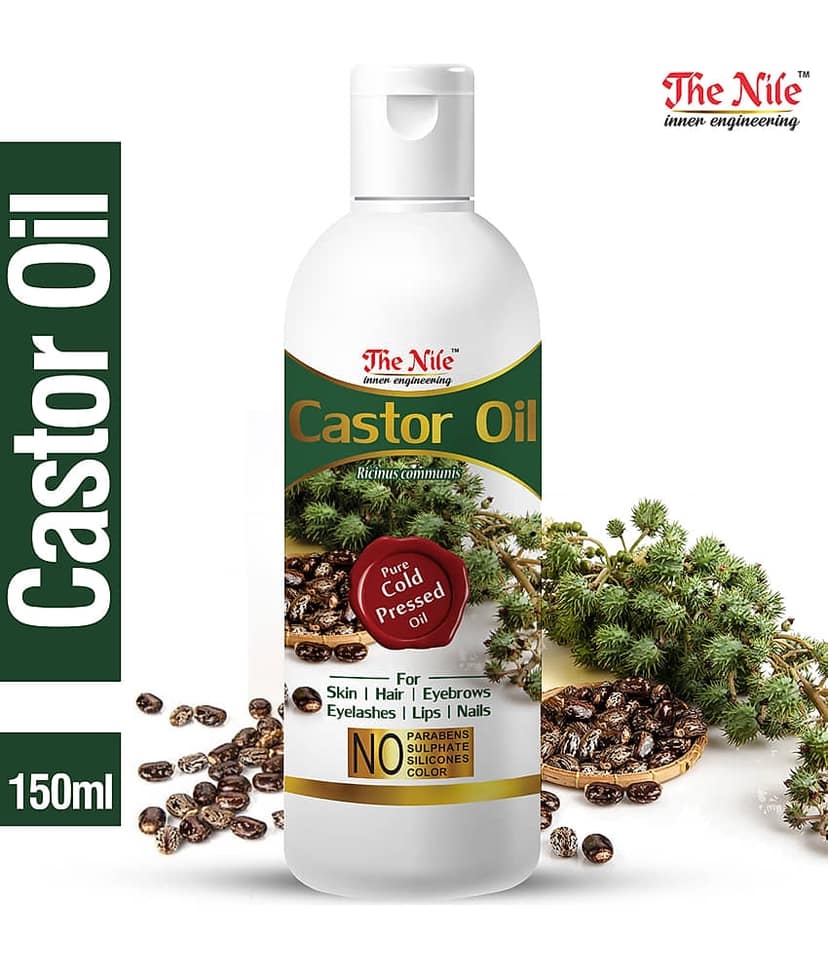 The Nile Castor Oil 150 ML + Castor Oil 100 ML + Coconut Oil 100 Ml 350 mL Pack of 3 view 2