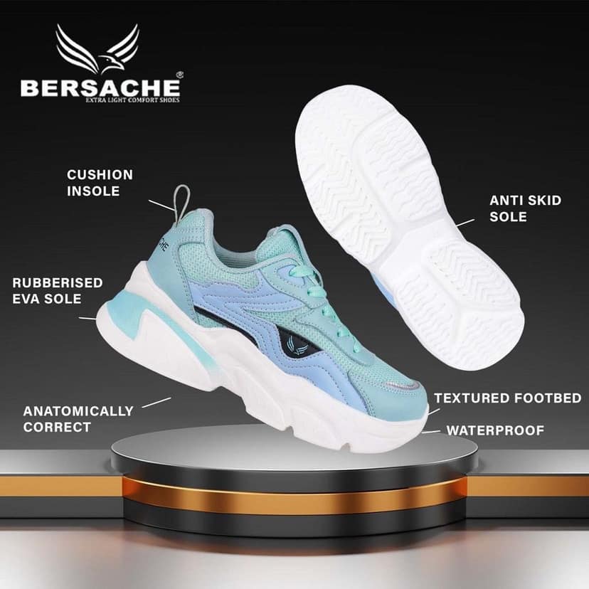 Bersache Premium Sports ,walking,Gym,cricket, Trending Running Shoes For Women's view 5