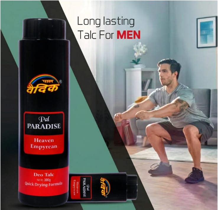 Pal Vedic Heaven Empyrean Deo Talc Combo 300gm ( 300 x 2 ) view 3