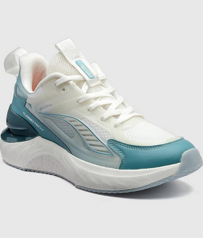 Action White Men's Sports Running Shoes view 2