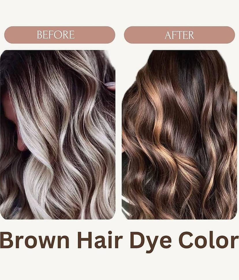 WRIXTY Fruit Vinegar Dark Brown Hair Colour Gel Instant Smooth Silky Hair Quick Result Long Lasting view 2