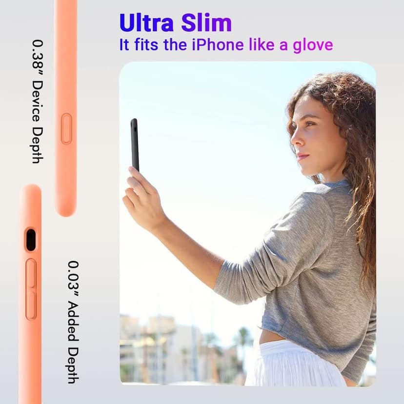 LIRAMARK Liquid Silicone Soft Back Cover Case for Apple iPhone 7 Plus / 8 Plus view 7