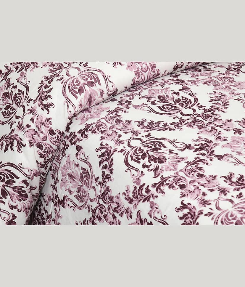 CLOTHORO Cotton 1 Double King Bedsheet with 2 Pillow Covers ( Multicolor ) view 2
