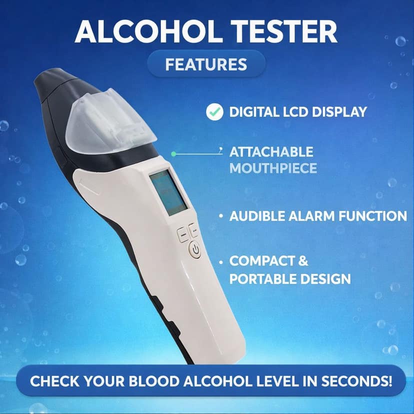AT7000 Breath Alcohol Tester view 3