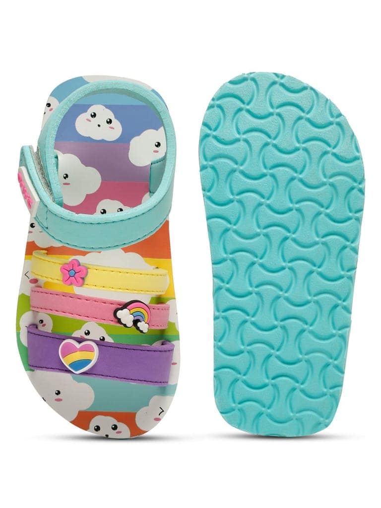 Premium Cloud Gelatoe Sandals - Sea Green (Girls) view 9