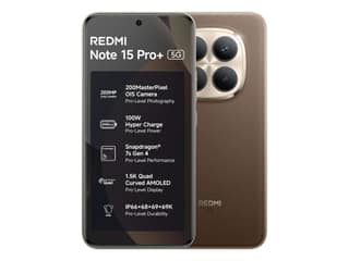 Redmi Note 15 Pro+ 5G Smartphone, 8GB RAM, 256GB Storage - Coffee Mocha