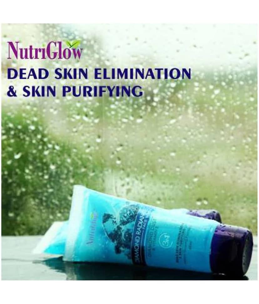 Nutriglow Neem & Tulsi, Gold Kesar Facial cleanser, Diamond Radiance Face Wash Each 65mL (Pack of 3) view 2