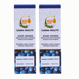 INDUS HEMP CANNA HEALTH CBD SLEEP 1500 MG | COMBO PACK OF 2