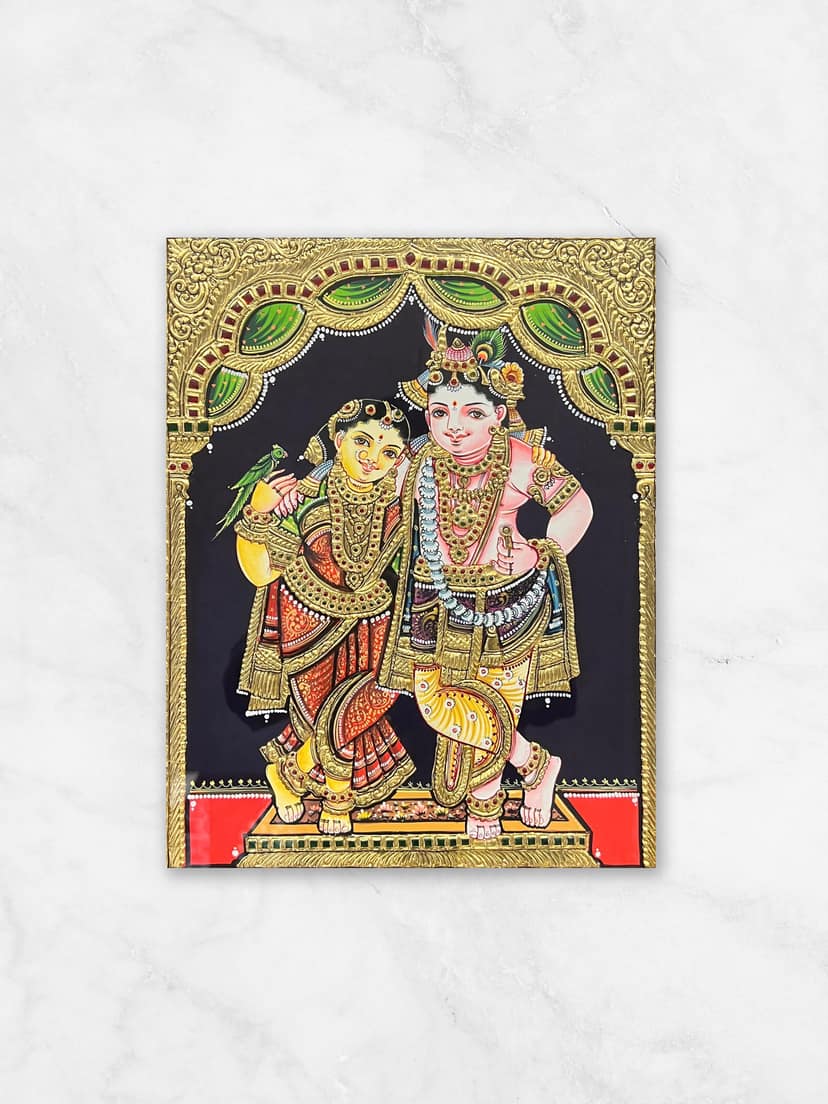Radhe Krishna - Without Frame 15 x 12