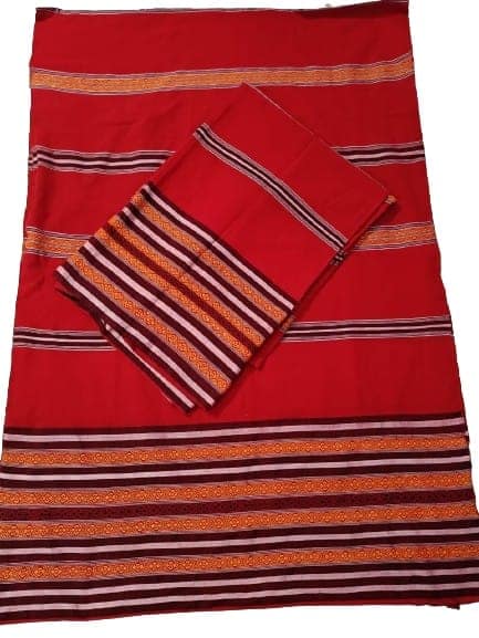 Traditional Handmade Karbi Rubi Jura/Sador Mekhela view 3