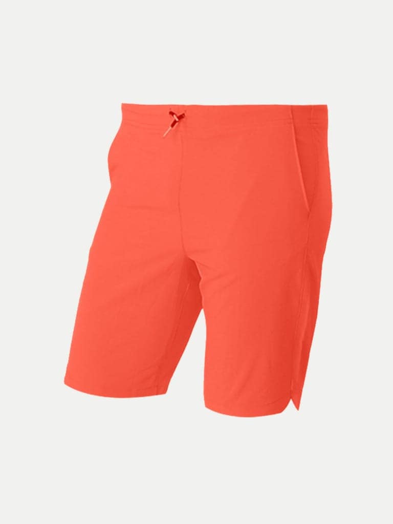 Boys Orange Solid Casual Shorts view 2
