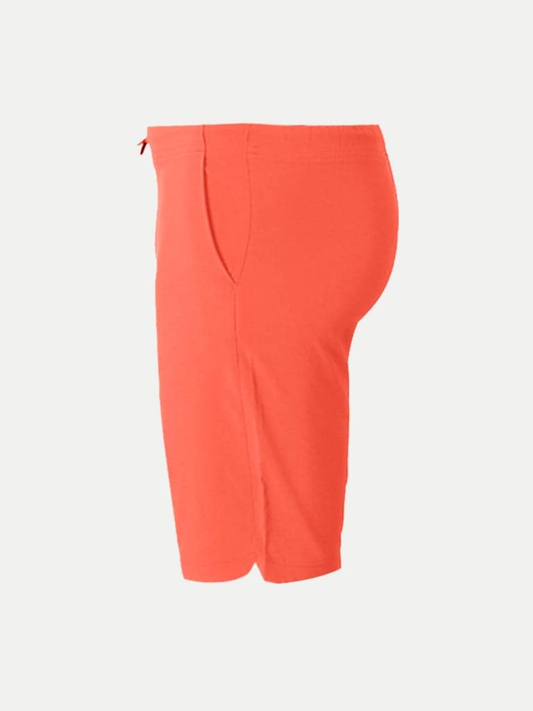 Boys Orange Solid Casual Shorts view 3