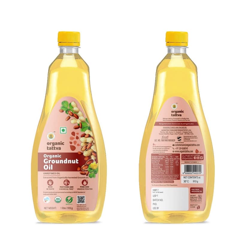 Oils combo - Mustard oil, Sunflower oil, Peanut oil view 4
