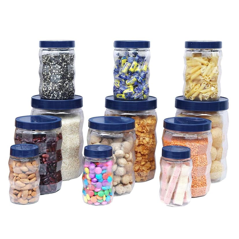 BEAR GRIPS luxury 12 set kitchen airtight BPA free containers/jars set