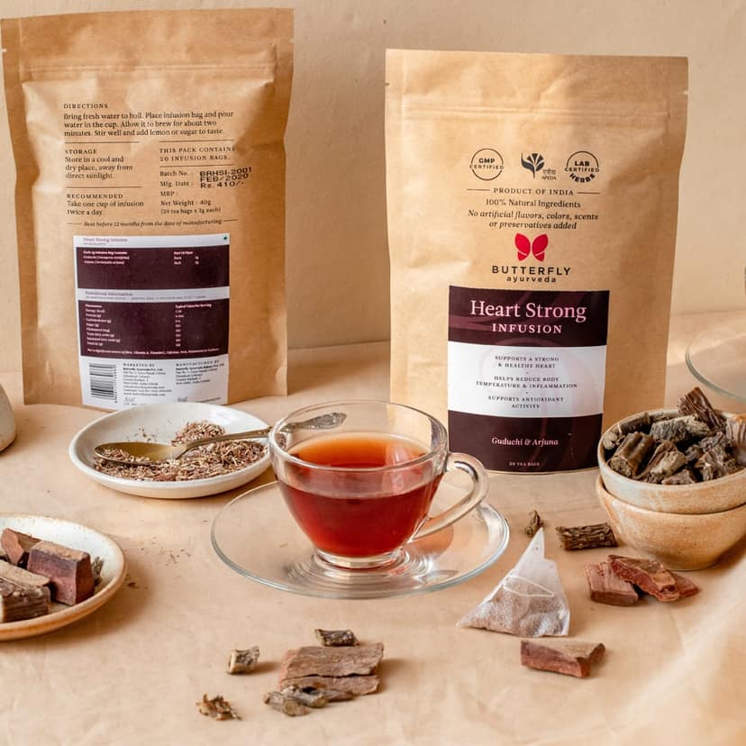 Heart Strong Herbal Infusion For A Healthy Heart - 20 Tea Bags view 4