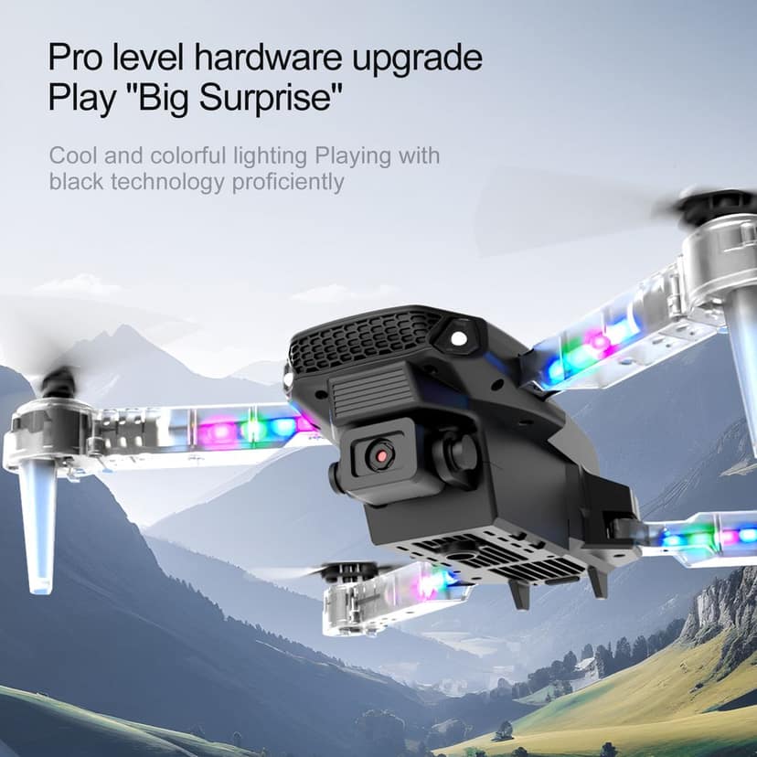 E88 Light Arms Drone with 4K HD Dual Camera | Remote Control | App Control | Double Battery view 5