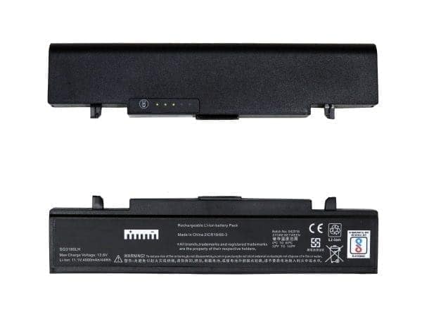 Laptop Battery For SAMSUNG R418 BLACK, 11.1V 6 Cells 4400mAh – Compatible view 3