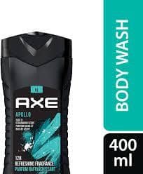 Axe Apollo 3 In 1 Body Wash - For Men, Sage & Cedarwood Scent, Long-Lasting Fragrance, 250 Ml