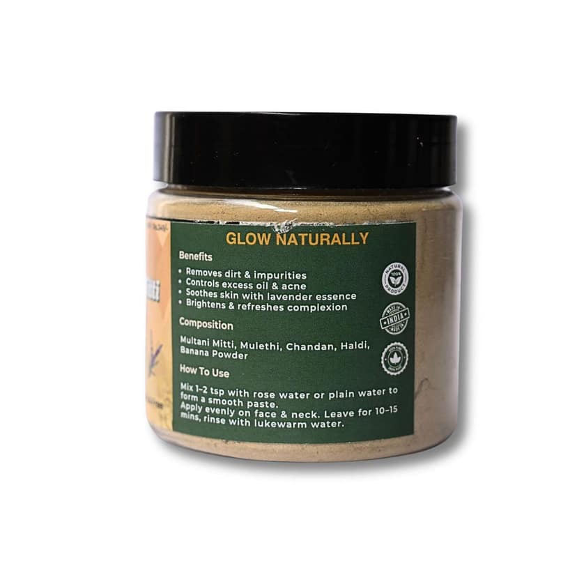 Veora Organics Vitamin E Rose Face Gel & Multani Mitti Lavishing Lavender Face Pack Combo | Hydrating Anti-Ageing Face Gel with Deep Cleansing Face Mask | Skin Brightening, Oil Control & Nourishing | Natural Skincare | 100g + 120g view 5
