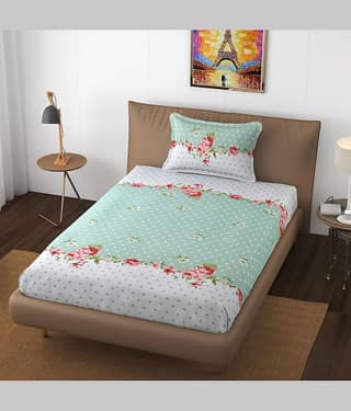 Apala Microfiber Single Bedsheet ( Green )