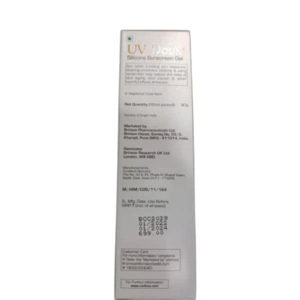 Uv Doux Sunscreen Gel 50 Gms view 2