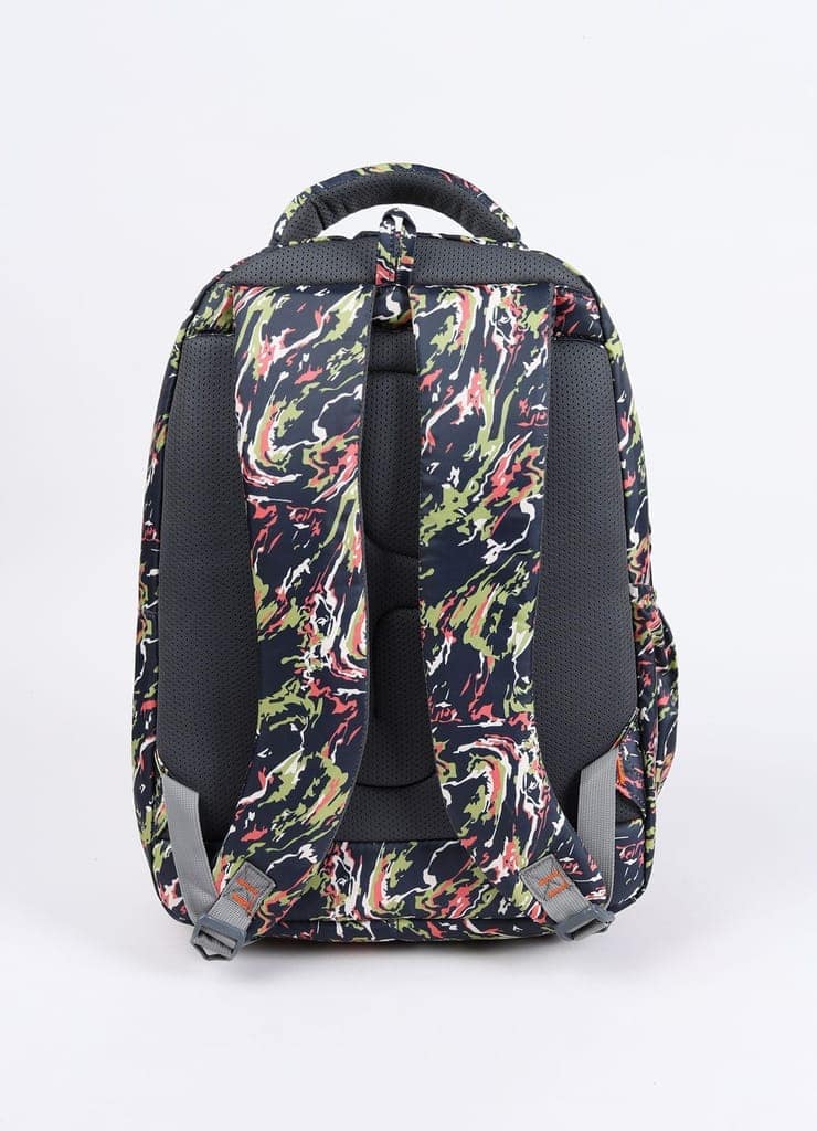PB Pearlbags Archer 22L printed Laptop Backpack , 3 Compartments, Bottle Holder, Organizer, Premium Fabric, Water Resistant Anti Theft , School & College Bag for Boys and Girls, Office & Travel Bag for Men and Women view 2