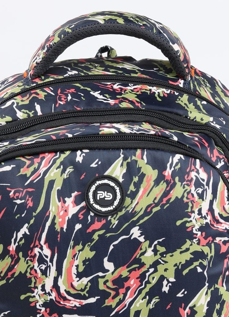 PB Pearlbags Archer 22L printed Laptop Backpack , 3 Compartments, Bottle Holder, Organizer, Premium Fabric, Water Resistant Anti Theft , School & College Bag for Boys and Girls, Office & Travel Bag for Men and Women view 5