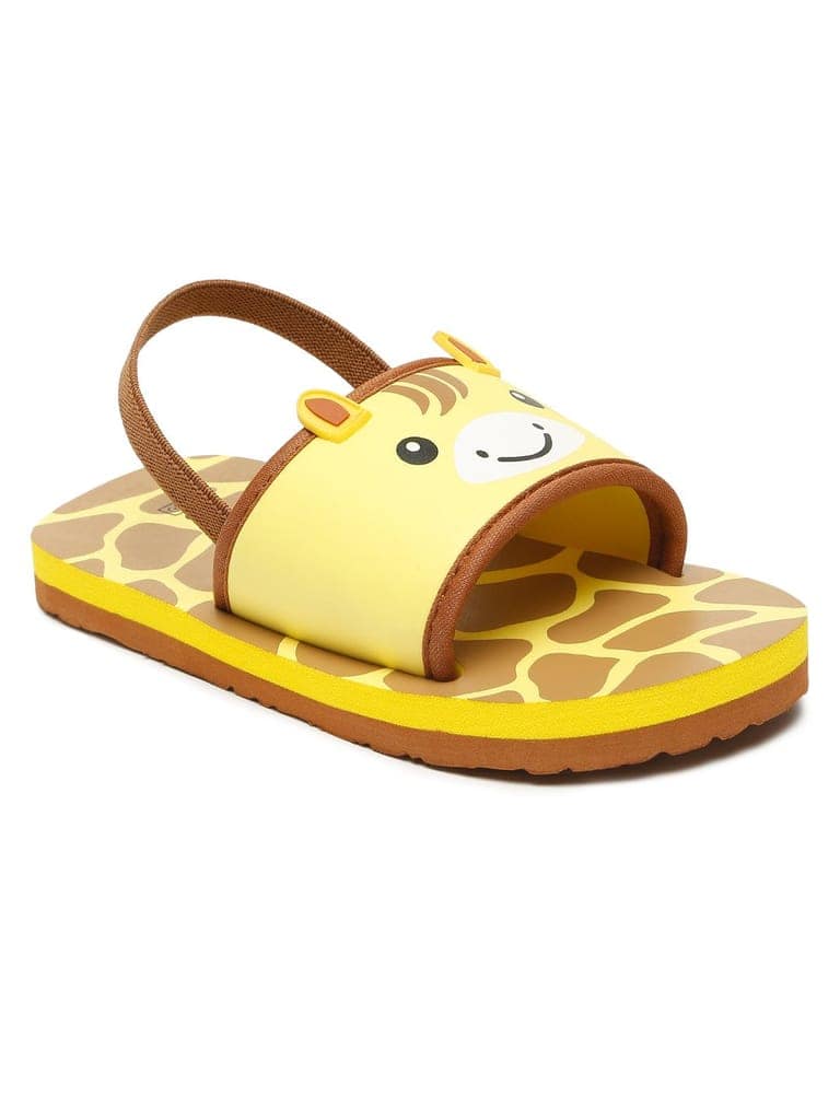 Premium Giraffe Artistic Sliders - Yellow (Unisex) view 5
