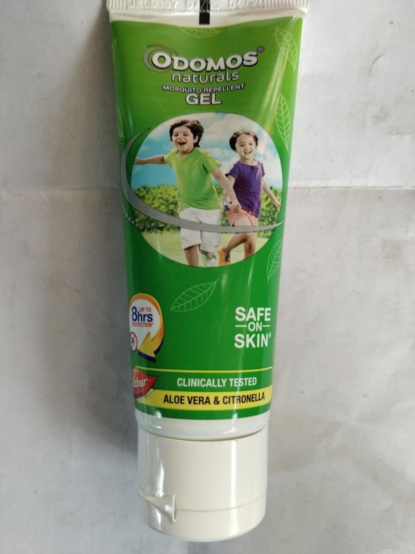 Dabur Odomos Naturals Mosquito repellent Gel Safe On Skin Aloe vera & citronella