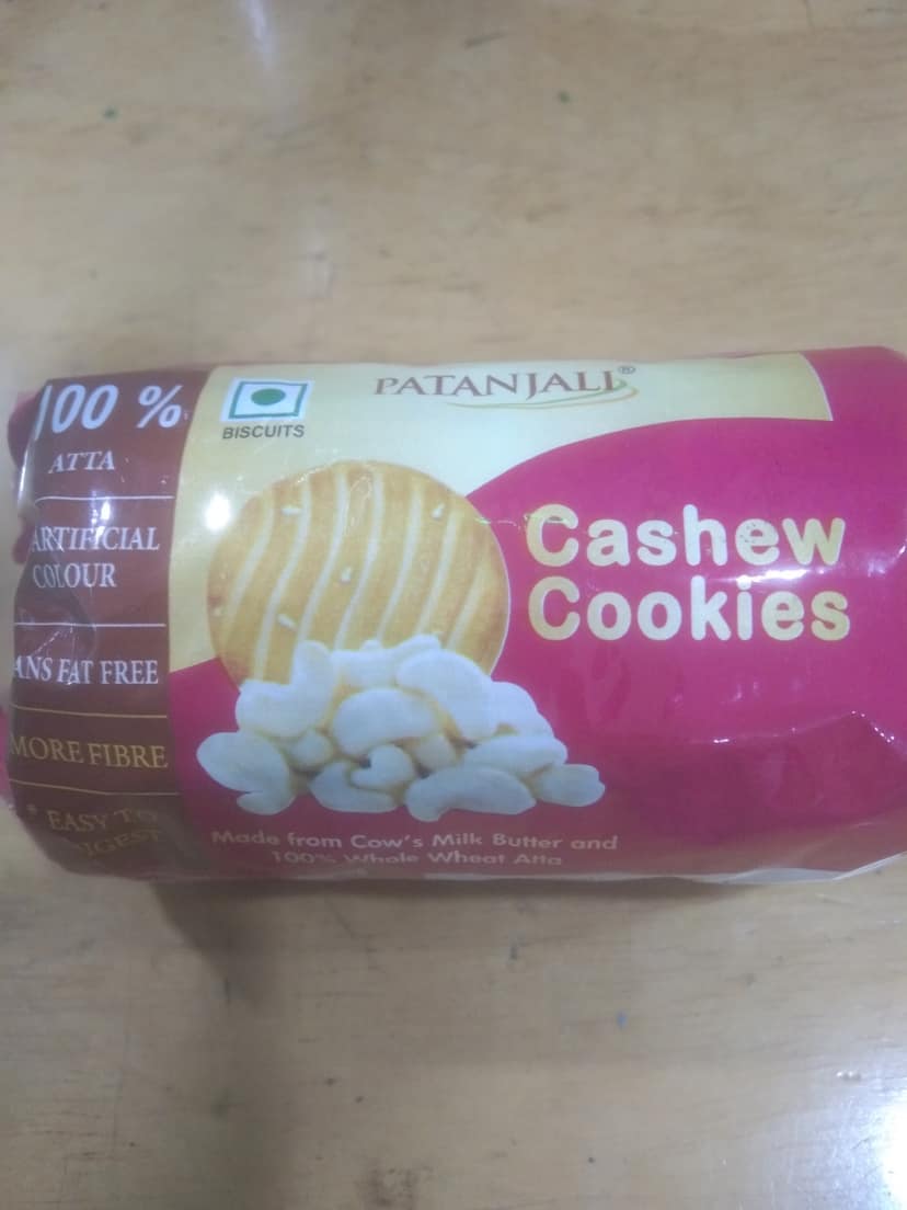 patanjali Cashew Cookies Biscuits
