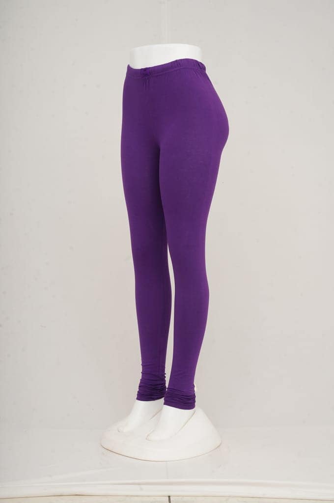 Women Plum Leggings view 2