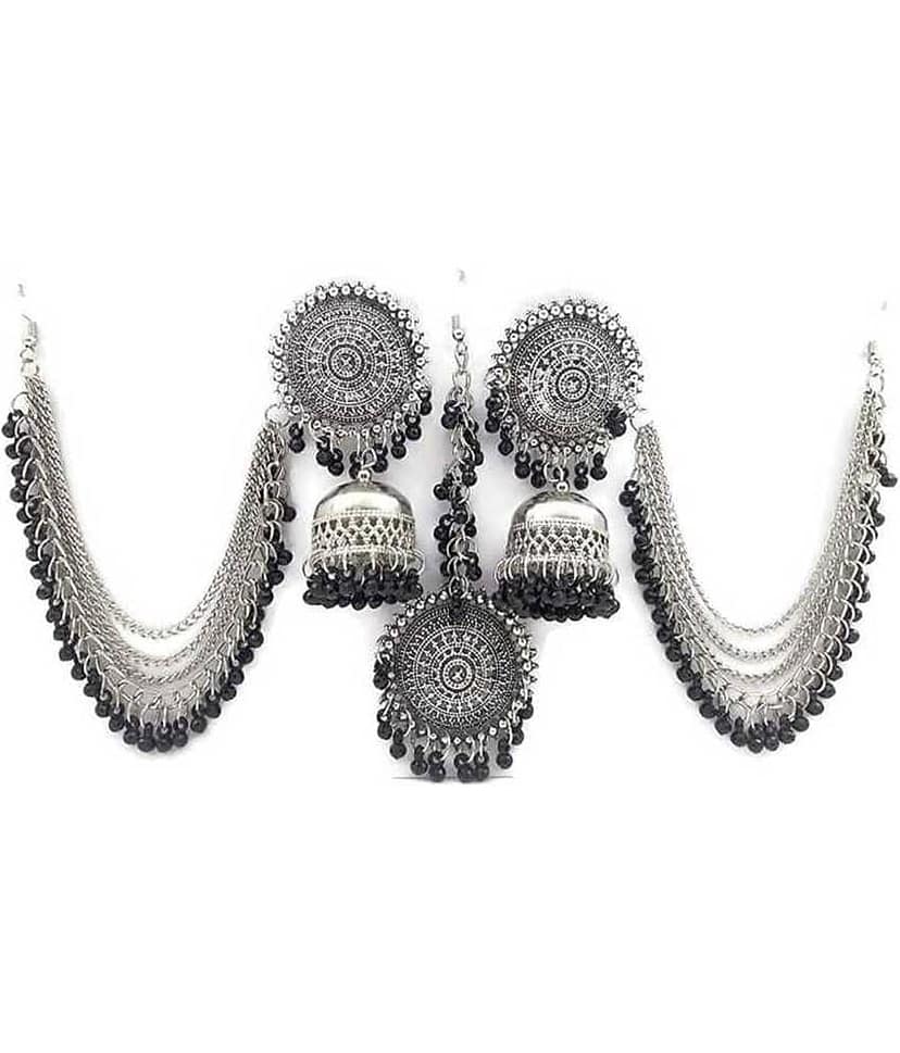 Samridhi DC Silver Alloy Necklace Set ( Pack of 1 ) view 2