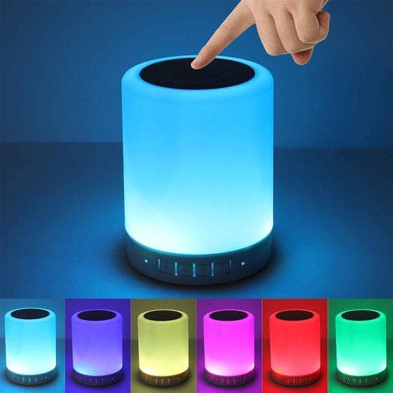WIRELESS NIGHT LIGHT LED TOUCH LAMP SPEAKER BLUETOOTH SPEAKER view 3