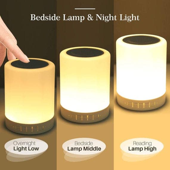 WIRELESS NIGHT LIGHT LED TOUCH LAMP SPEAKER BLUETOOTH SPEAKER view 4