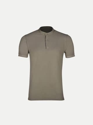 Menss Grey Henley Neck T Shirt